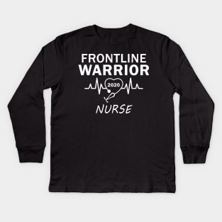 Frontline Warrior 2020 nurse Kids Long Sleeve T-Shirt